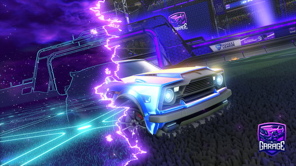 A Rocket League car design from 2hunter2