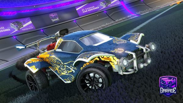 A Rocket League car design from Psych1cN1nja