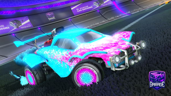 A Rocket League car design from DARKNIGHT_199