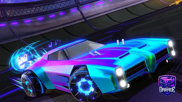 A Rocket League car design from stova