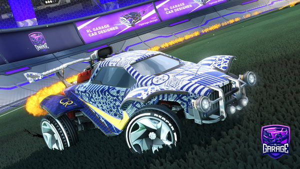 A Rocket League car design from TTV_Hasoon2009