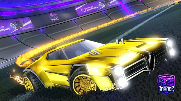 A Rocket League car design from Beeyd