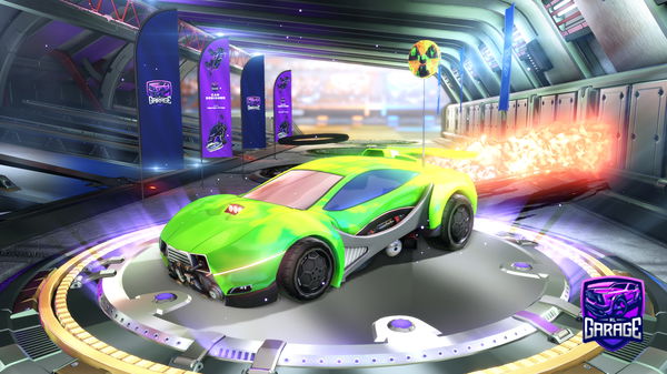A Rocket League car design from poivediamo