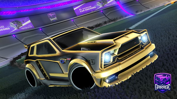 A Rocket League car design from namemane143