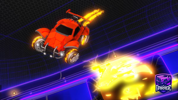 A Rocket League car design from TheAoii