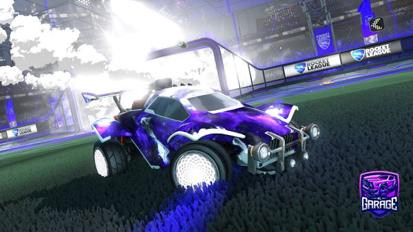 A Rocket League car design from GalaxyWaffle49