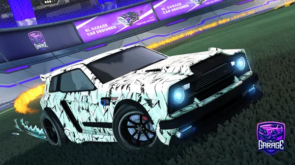 A Rocket League car design from qX__2N