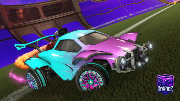A Rocket League car design from me1lon