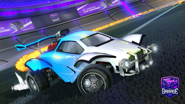 A Rocket League car design from Pedro_Gumier