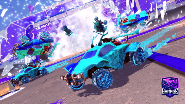 A Rocket League car design from Threeerios