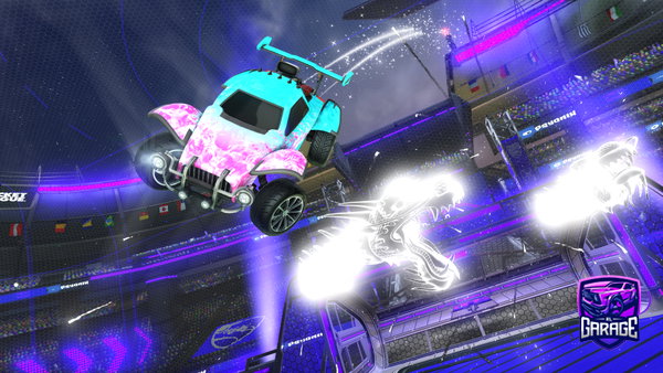 A Rocket League car design from 18ehr123
