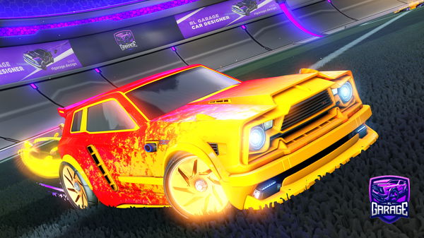 A Rocket League car design from Lbitt