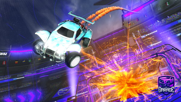 A Rocket League car design from TheRealEllie30