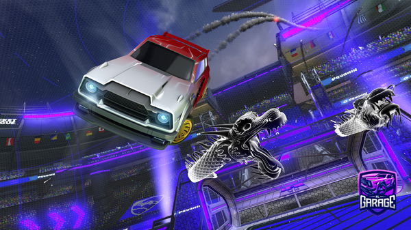 A Rocket League car design from Rkwlq