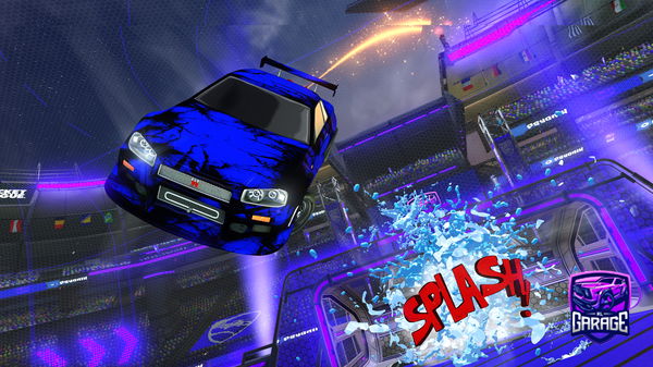 A Rocket League car design from tece