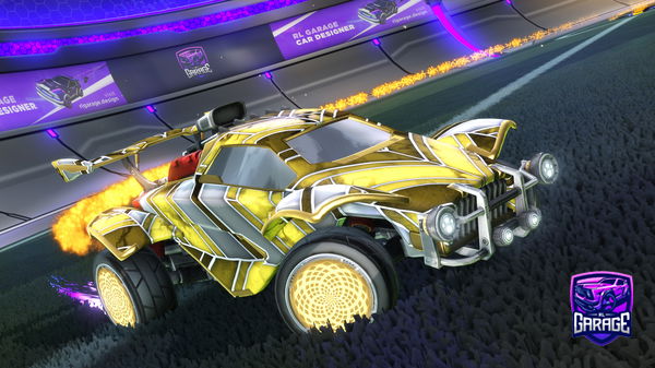 A Rocket League car design from MonkayMonkay