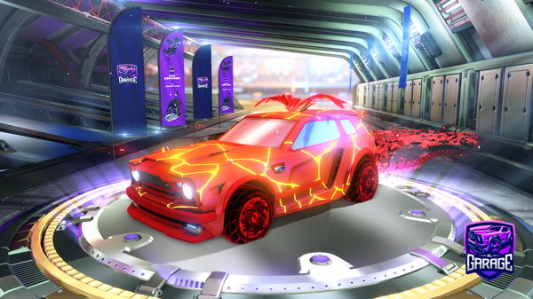 A Rocket League car design from SubsonicGod