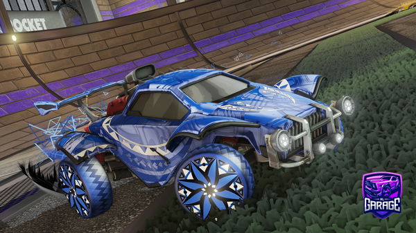 A Rocket League car design from -V3N0M-