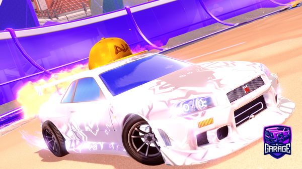 A Rocket League car design from rl_pusheenmg