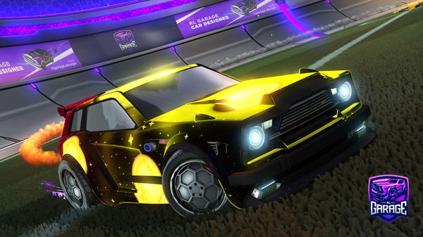 A Rocket League car design from Dennii