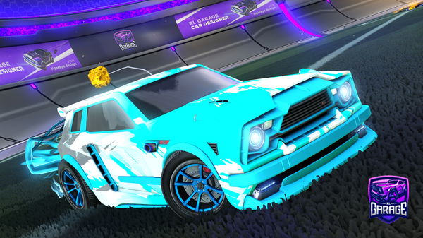 A Rocket League car design from Inchiki