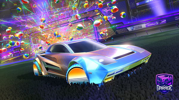 A Rocket League car design from MightyBunj