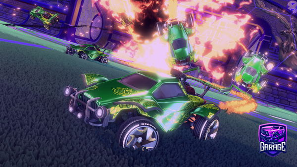 A Rocket League car design from Titanpowe132