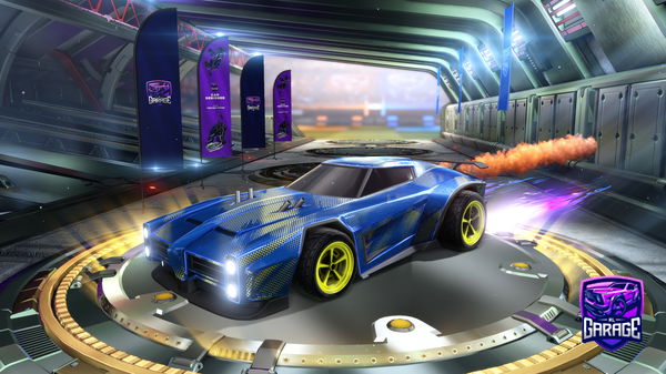 A Rocket League car design from Rpllnts