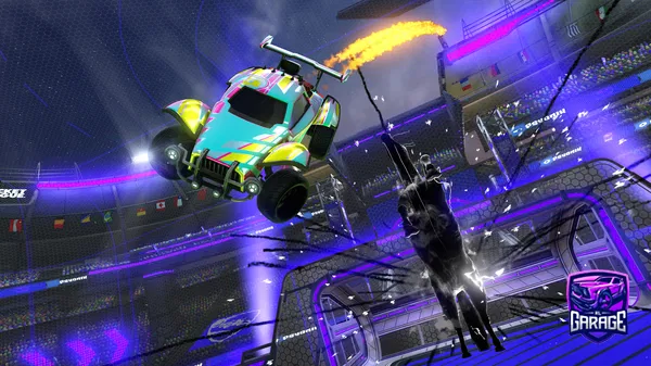 A Rocket League car design from Dogspider55