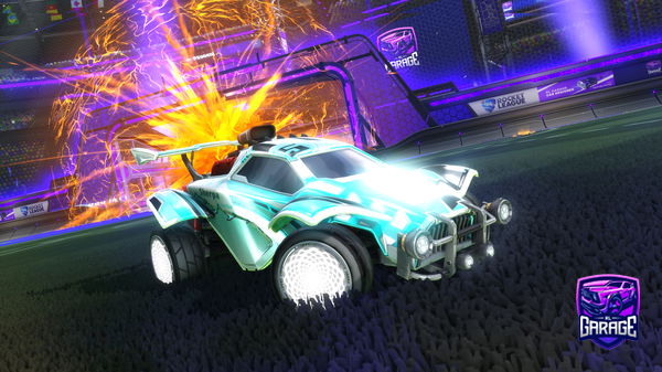 A Rocket League car design from Wohulo