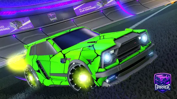 A Rocket League car design from RIZKID3Yt