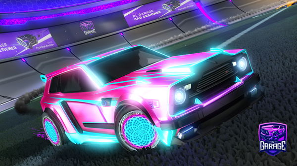 A Rocket League car design from ygash1ey