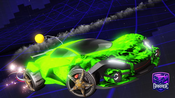 A Rocket League car design from kenzoBr