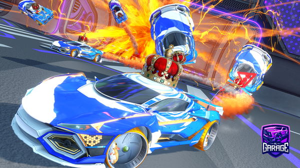 A Rocket League car design from LUCABAGIGI