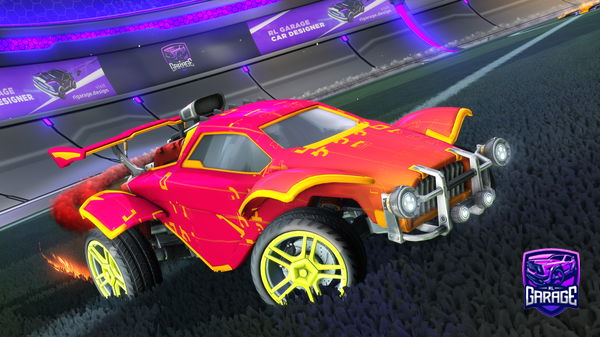 A Rocket League car design from Xtocis