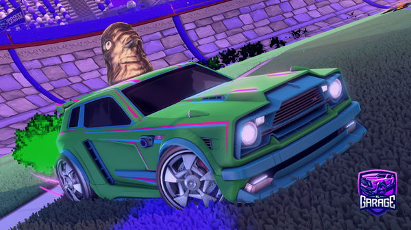 A Rocket League car design from CakeKoala
