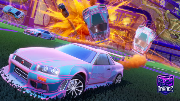 A Rocket League car design from yinonhana