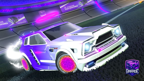 A Rocket League car design from Luviito2