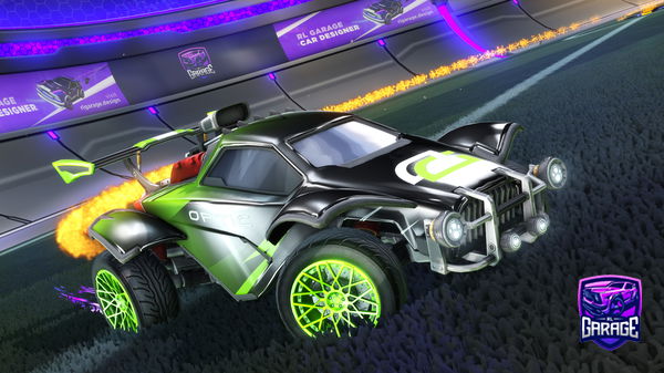 A Rocket League car design from Saxell