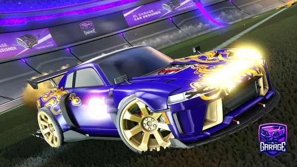 A Rocket League car design from GoBlitzy