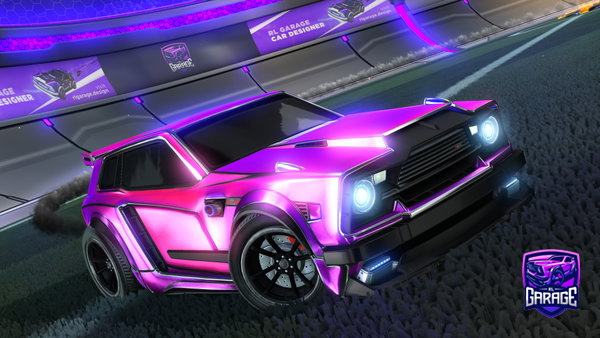 A Rocket League car design from 11una