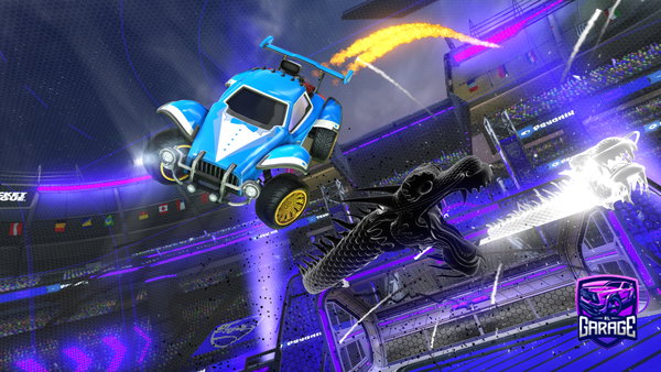 A Rocket League car design from kaos35