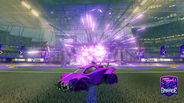 A Rocket League car design from Waterparkx