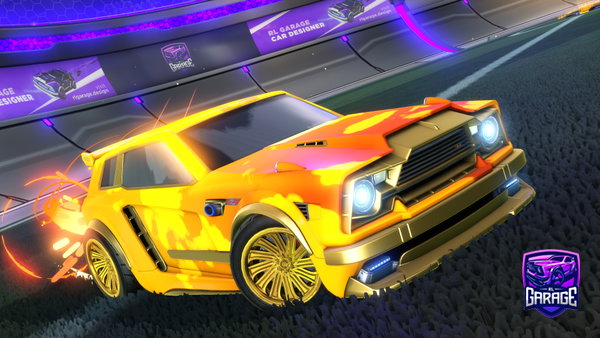 A Rocket League car design from casxcas