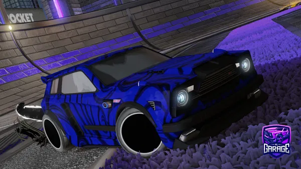 A Rocket League car design from Cosplash