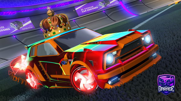 A Rocket League car design from Apparently_GOATed