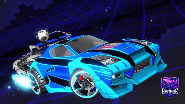A Rocket League car design from Gameur77