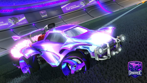 A Rocket League car design from daddydolf