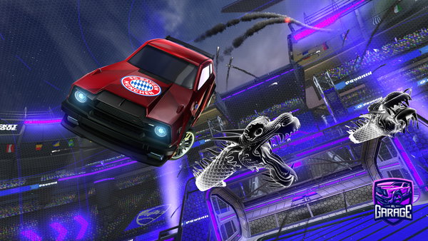 A Rocket League car design from ninjadog
