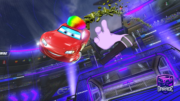 A Rocket League car design from amazonde